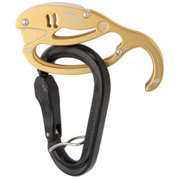 AustriAlpin FISH automatikus biztosító eszköz HMS RONDO karabinerrel biztosító eszköz fekete