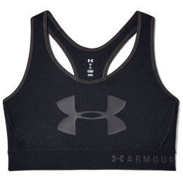 Sport melltartó Under Armour Mid Keyhole Graphic fekete
