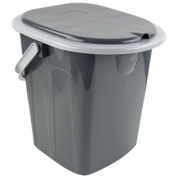 Bo-Camp Portable toilet square 1pc szemetes kosár szürke gey