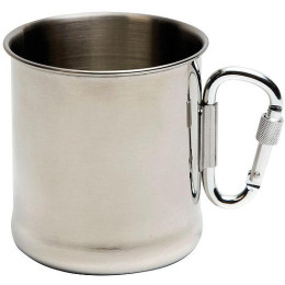 Bögre Bo-Trail Mug Stainless Steel karabinerrel