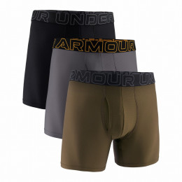 Under Armour UA Performance Tech Mesh - Solid 6in 3PK férfi boxer