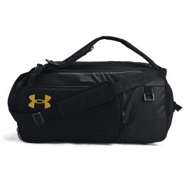 Under Armour Contain Duo MD BP Duffle sport táska fekete Black/Metallic Gold