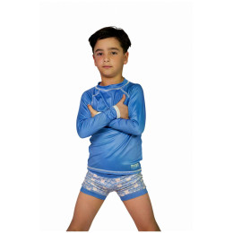DucKsday Manta Swim Trunk B gyerek fürdőruha kék/fehér Blue/Off White