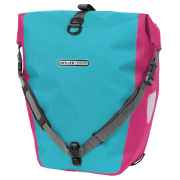 Ortlieb Back-Roller Cyber vízálló kerékpártáska türkiz cyber blue / cyber pink