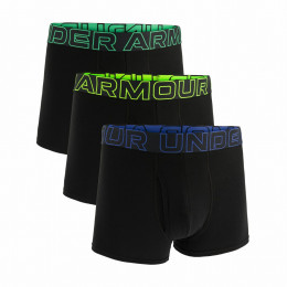 Under Armour M UA Perf Cotton 3in férfi boxer fekete/kék BLK