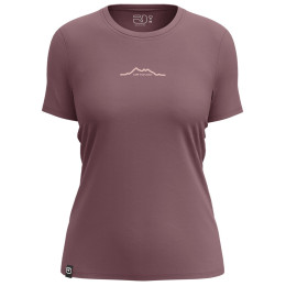 Ortovox 150 Cool Mountain T-Shirt női póló sötétlila/rózsaszín Chestnut
