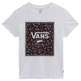 Női póló Vans Wm Boxed In Rose Crew fehér