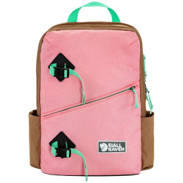 Fjällräven Vardag Backpack 17 túrahátizsák rózsaszín Poppy Pink-Khaki Dust