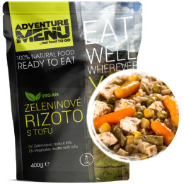 Adventure Menu Zöldséges rizottó tofuval készétel