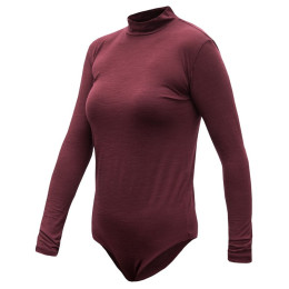 Sensor Merino Air női hosszú ujjú body burgundi vörös port red
