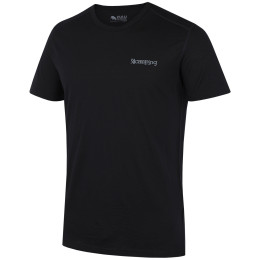 Zulu Merino 160 Short 4C Comfy férfi póló fekete black