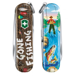 Zsebkés Victorinox Classic LE Gone Fishing kék