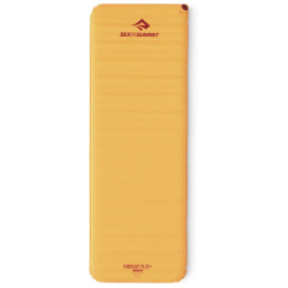 Sea to Summit Pursuit Plus - Regular Rectangular Wide felfújható derékalj sárga Zinnia Orange