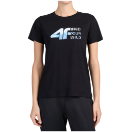 4F Tshirt F3496 női póló fekete Deep Black