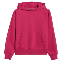 4F Sweatshirt F1887 női pulóver piros DARK PINK