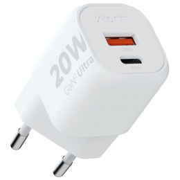 Xtorm 20W GaN2 Ultra Wall Charger töltő fehér