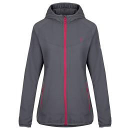 Női kabát Loap Ultima szürke/rózsaszín