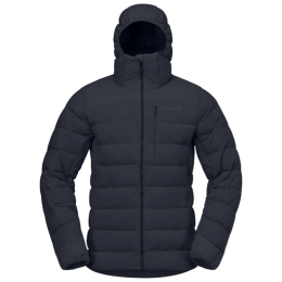 Norrona femund down700 Zip Hood férfi tollkabát fekete Caviar Black