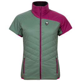High Point Telos Lady Down T-shirt női tollmellény zöld Khaki/Magenta