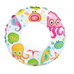 Úszógumi Intex Lively Print 59230NP rózsaszín Pink Octopus and Friends