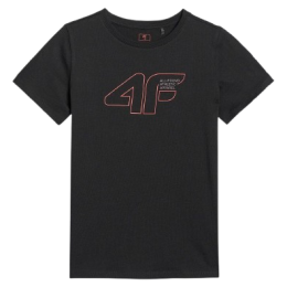 4F Tshirt M2417 gyerek póló fekete DEEP BLACK