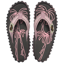 Gumbies Palm Leaf Grey női flip-flop szürke šedá