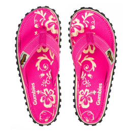 Női flip-flop Gumbies Islander Pink Hibiscus rózsaszín pink