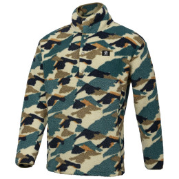 Dare 2b Mens Print Fleece férfi pulóver bézs/kék MedMntPrnt