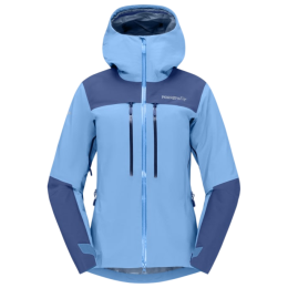 Norrona Trollveggen Gore-Tex Pro Light Jacket női outdoor dzseki világoskék Allure/Vintage Indigo