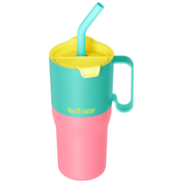 Klean Kanteen Rise 26oz Tumbler (w/ Flip Straw Lid) thermo bögre rózsaszín Turquoise Kaleidoscope