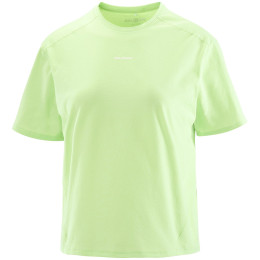 Salomon Trackline SS Tee női póló zöld Butterfly