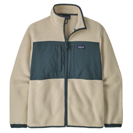Patagonia M's Retro Pile Patch Jkt férfi pulóver bézs/zöld Pelican