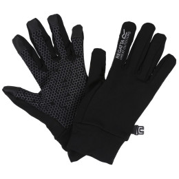 Regatta Grippy Gloves II gyerek kesztyű fekete/szürke Black/Dark Grey