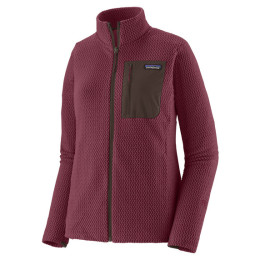 Patagonia W's R1 Air Jkt női funkcionális pulóver lila Berry Fig