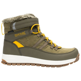 Regatta Elbourne Junior Bark Green/Sunset gyerek téli cipő khaki Bark Green/Sunset