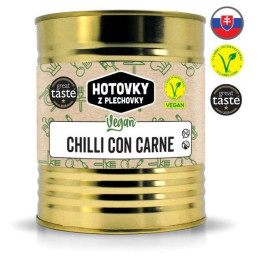 Hotovky z plechovky VEGAN Chili con carne 800g főétel