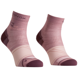 Ortovox Alpine Light Quarter Socks W női merinó zoknik rózsaszín Dusk Rose