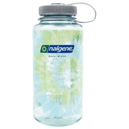 Nalgene Wide Mouth Tie-Dye Print 1000 ml kulacs világoskék Seafoam w/Platinum Blue Tie Dye