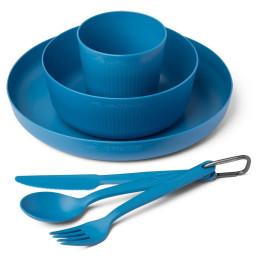 Sea to Summit Camp Dinnerware Set - 6 pcs étkészlet kék Cendre Blue