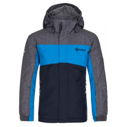 Gyerek kabát Kilpi Ober-JG kék/szürke
