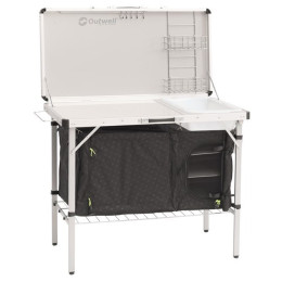 Outwell Drayton Kitchen Table konyha fekete/fehér