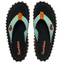 Gumbies Tricolor Black flip-flop fekete černá