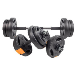 Súlyzó Dare 2b 15KG Weights Set fekete