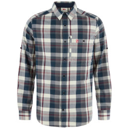 Fjällräven Fjällglim Regular Shirt M férfi ing kék Dark Navy-Chalk White