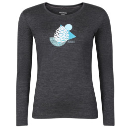 Progress Hela "Cone" női funkcionális felső szürke šedý melír