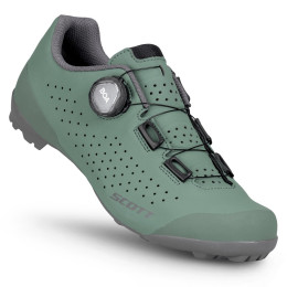 Scott W's Gravel Pro női biciklis cipő sötétzöld green/grey
