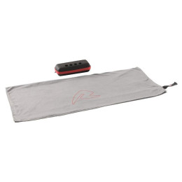 Robens Fjell Trekking Towel S törölköző szürke Black & Grey