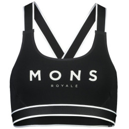 Sport melltartó Mons Royale Stella X-Back Bra fekete