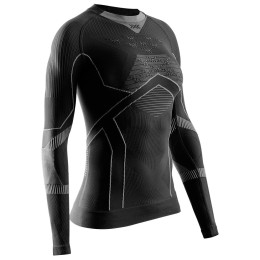 X-Bionic Energy Accumulator Light Shirt Ls női funkcionális felső fekete X BLACK/LIGHT GREY