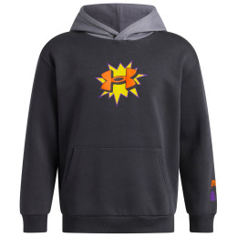 Under Armour UA B Rival FLC Graphics Hd Anthracite gyerek pulóver szürke Anthracite / Titan Gray / Outrageous Orange